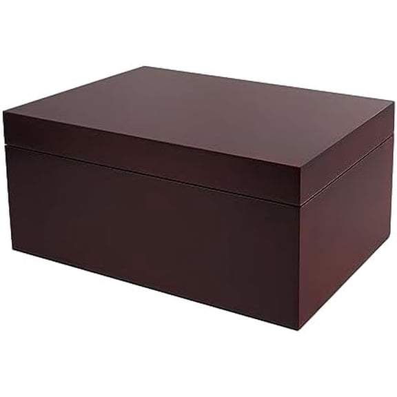 Modern Oak Wooden Keepsake Chest, 13x8.7x5.9 inches - Wooden Storage Box for Collectibles, Mementos, and More$$Home Decor, Kitchen, & Other
