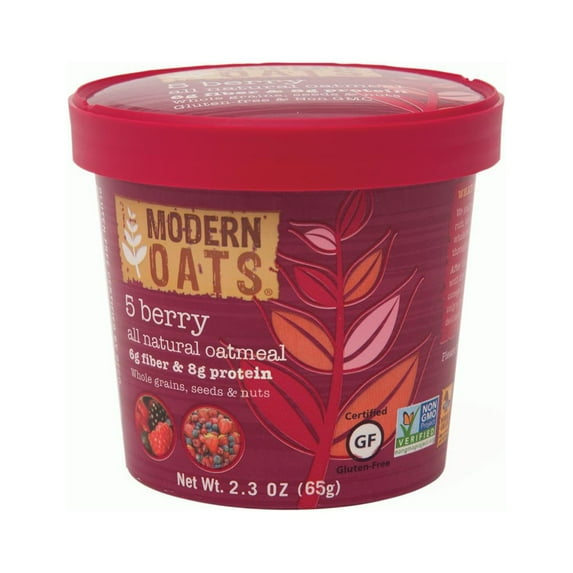 Modern Oats 5 Berry Oatmeal, 2.3 Oz, 6 Cups
