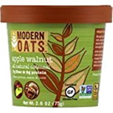 Modern Oats 6 x 2.6 oz Apple Walnut Oatmeal