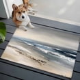 thumbnail image 1 of Modern Ocean Beach Wave 2x3 Area Rugs for Living Room, Abstract Oil Painting Style Non Slip Floor Mat Washable Low-Profile Indoor Carpet for Bedroom, Dining Room, Bathroom, 1 of 9
