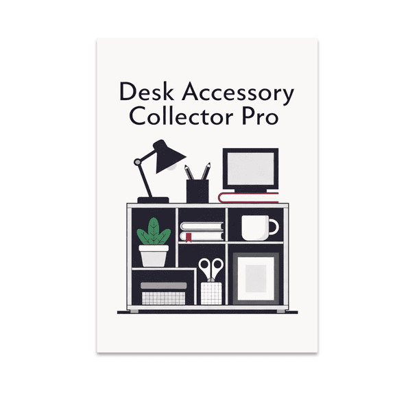 Modern Office Decor - Desk Accessory Collector Pro - 13x19 Poster Print
