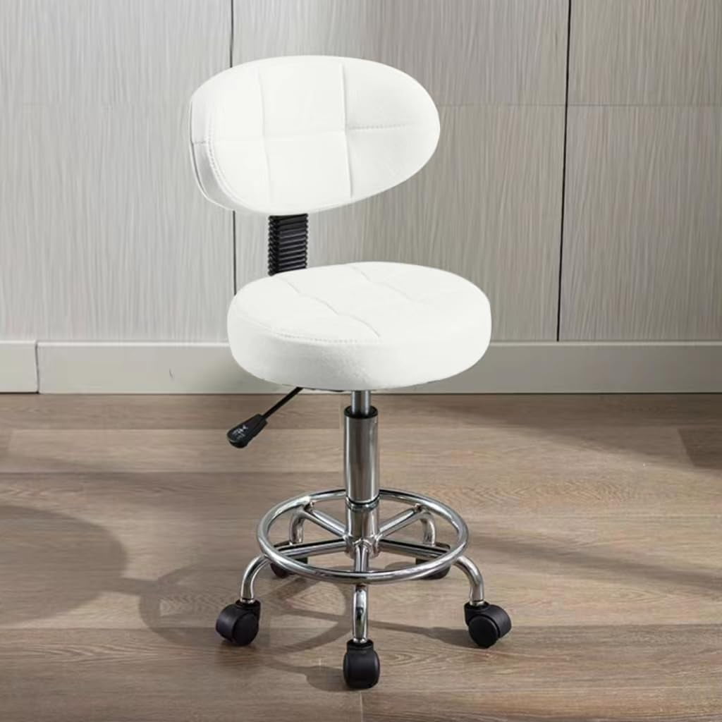 Modern Office Desk Chair Rolling Stool Computer Chair with Low Back ...