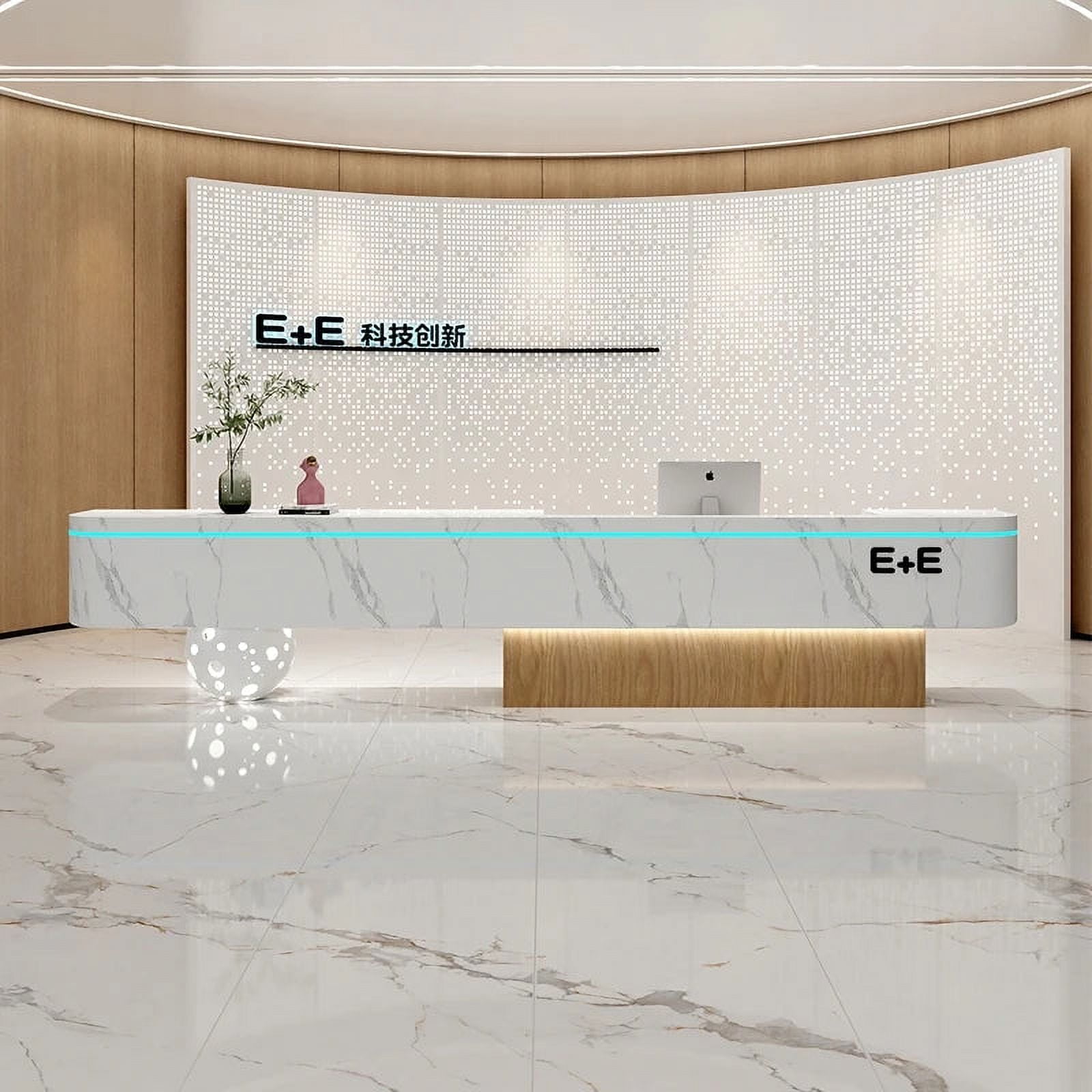 Modern Office Front Desk Beauty Salon Hotel Clinic Spa Reception Desk ...