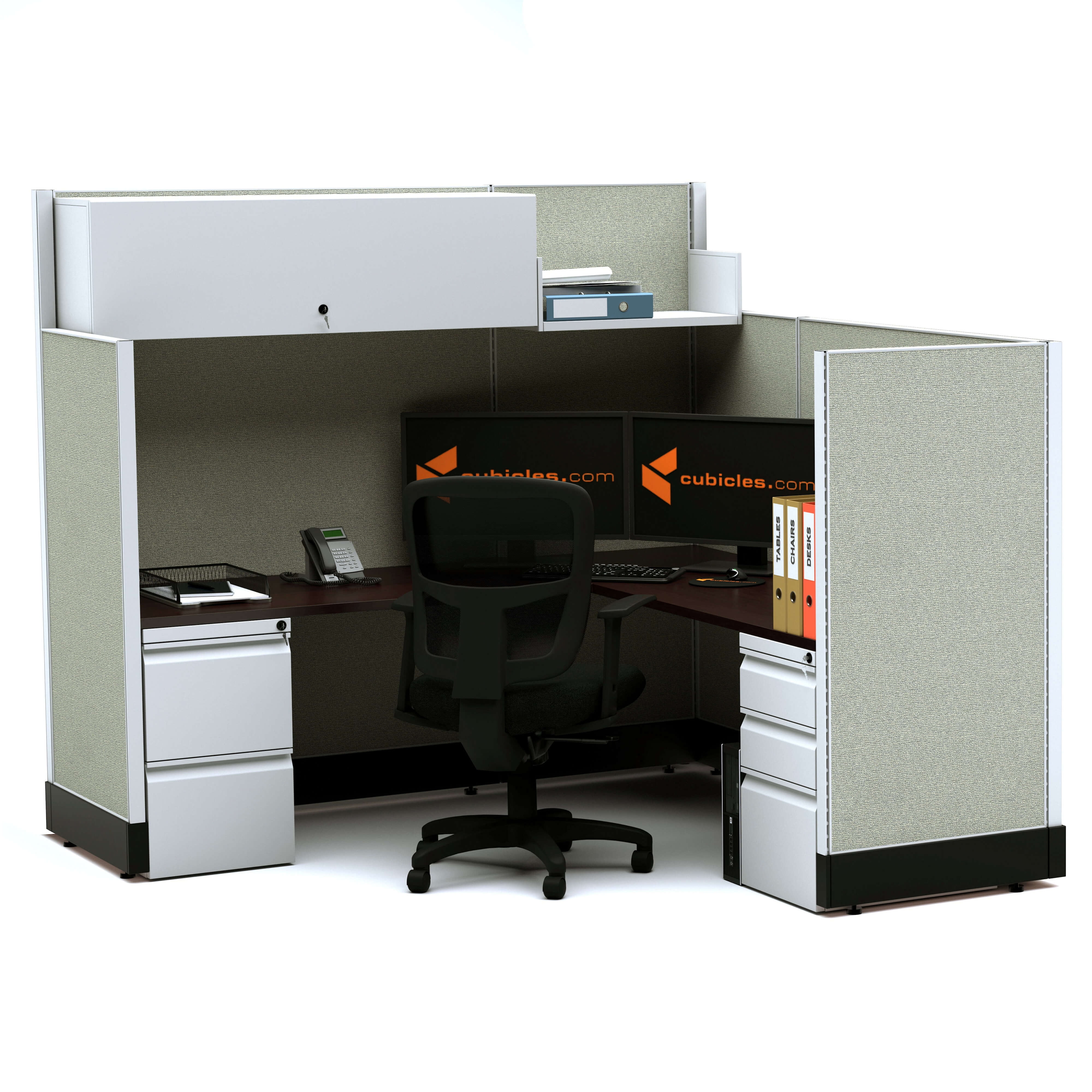 Modern Office Furniture 53-67H Powered Cubicles - Walmart.com