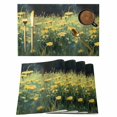 thumbnail image 1 of Modern Oil Painting Grassland Placemats Set of 2, Country Yellow Flower Plant Non-Slip Place Mats Washable Table Mats for Kitchen Dining Table Decorations Indoor/Outdoor, 1 of 9