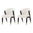 thumbnail image 1 of Manhattan Comfort Ola Dining Chair with Solid Wood Frame in Cream, 1 of 6