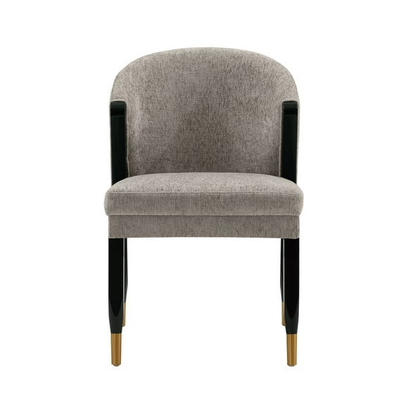 Manhattan Comfort Ola Dining Chair with Solid Wood Frame in Stone