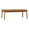 thumbnail image 1 of Modern Outdoor Spindle Style Solid Wood Coffee Table - Brown, 1 of 6