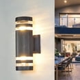 thumbnail image 1 of Modern Outdoor Wall Light Fixture Waterproof Plastic Porch Sconce for Home Exterior Wall Mount Patio or Garden Lighting Gift, 1 of 8