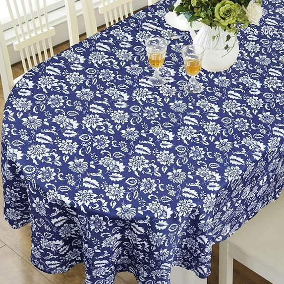 Modern Oval Tablecloth for Oval Table Waterproof Table Cloths for Dining Room Indoor Outdoor Home Decorative Table Cloth-54x72in