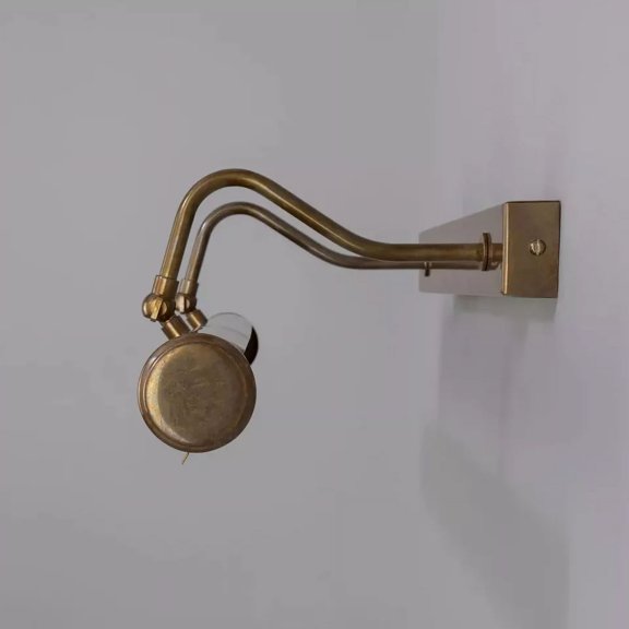 Modern Painting Light Brass Vintage Antique Picture Wall Light Solid Brass