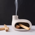 thumbnail image 1 of Modern Palo Santo Holder Ceramic Burner for Meditation and Energy Cleansing - Handcrafted Smudge Bowl for Wood Sticks, Sage, and Incense Cones, 1 of 16