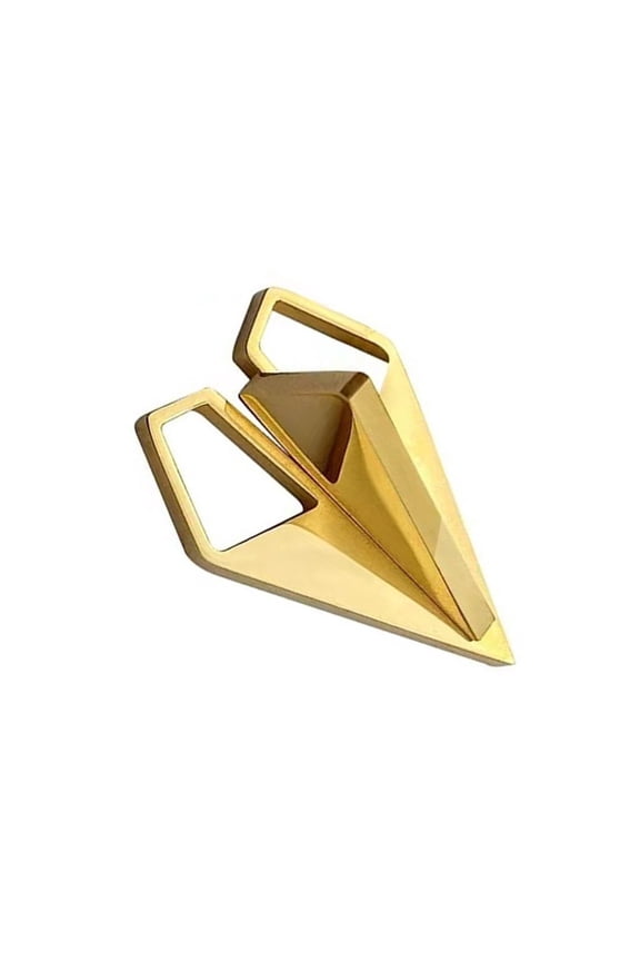 Modern Paper Aircraft Brooch Nonrust Paper Plane Badge Pin Easy Wear for Formal Party Gathering Business Suit Accessory