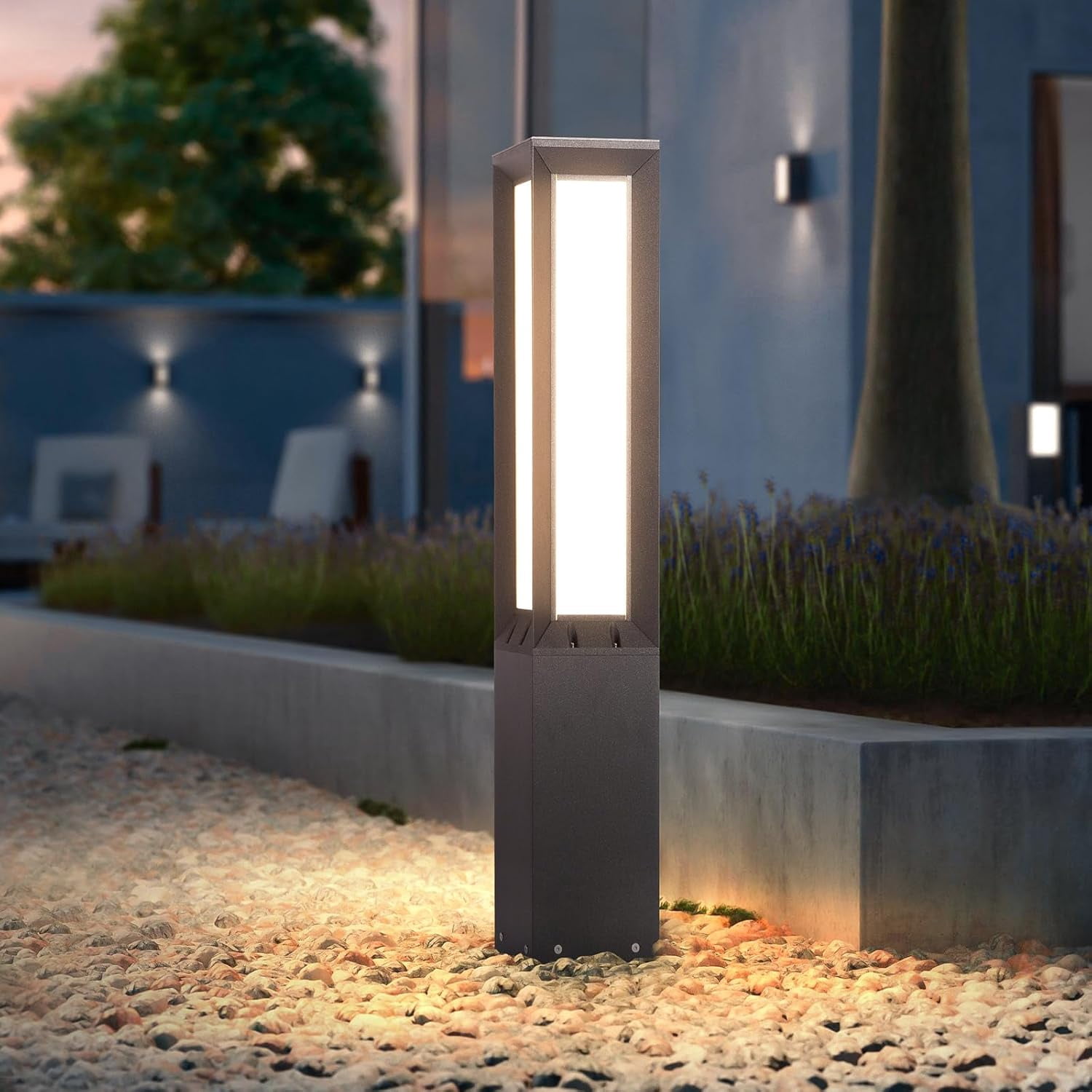 Modern Pathway Light, 32Inch Landscape Path Light IP65 Waterproof ...