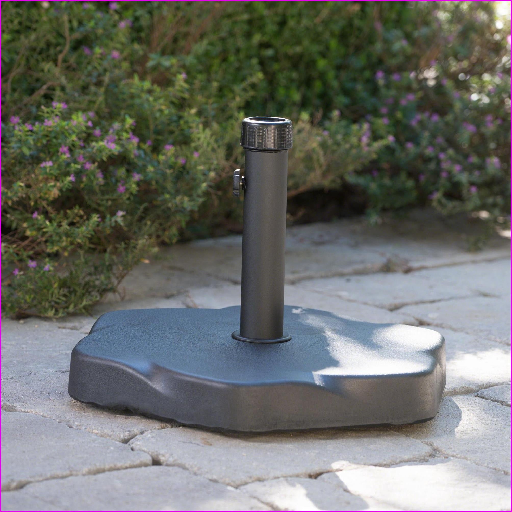 Modern Patio Umbrella Base, 66LB Heavy Duty for Outdoor Patio, Fits 80-86 Inch Umbrellas | Concrete,Iron | Hexagonal