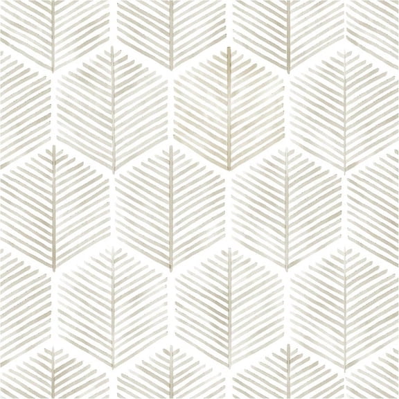 Modern Peel and Stick Wallpaper 17.3''×393'' Self Adhesive Wallpaper Boho Contact Paper Beige and White Geometric Wall Paper Removable Decorative Wallpapers for Bedroom Bathroom Cabinets Decor Vinyl