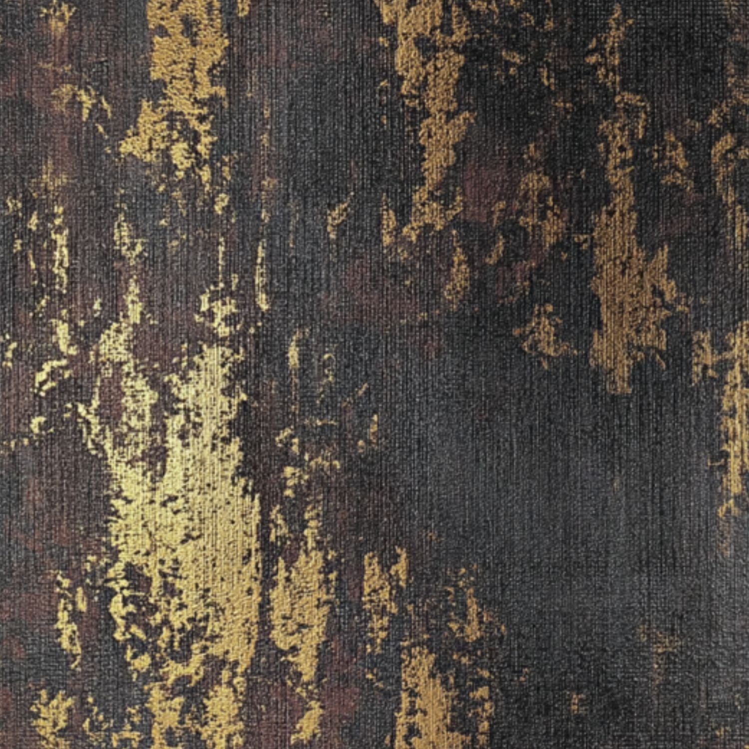 Modern Peel and Stick Wallpaper 23.6in x 9.8ft Abstract Black Gold Texture Distressed Contact Paper Vinyl Waterproof Self Adhesive Wall Paper for Bedroom Shelf Cabinet Renter Friendly
