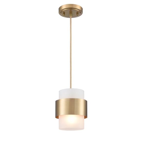 Modern Pendant Light Fixtures Over Kitchen Island Lighting Mini Cylinder Pendant 1-Light