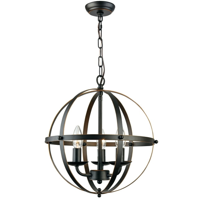 Modern Pendant Lighting Globe Farmhouse Pendant Light Fixtures 3Light