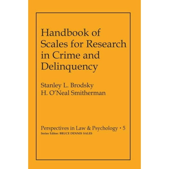 Modern Perspectives in Energy Handbook of Scales for Research in Crime and Delinquency, (Paperback)
