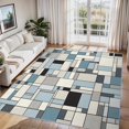 Geometeric Rug Modern Piet Mondrian Geometric Area Rugs, Abstract Geometry Carpet ...