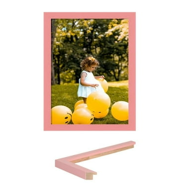 Modern Pink Picture Frame Gallery Wall