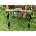 thumbnail image 1 of Modern Pipe Bench Entryway Table Unfinished, 1 of 3