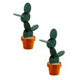 Modern Placemats Simple Creative Cactus Non Slip Heat Insulation Tea