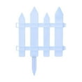 thumbnail image 1 of Modern Plastic Garden Fence for Outdoor Decor, Lightweight Durable Landscape Edging, Easy Install Modular Yard Barrier, Weather-Resistant Decorative Fencing for Lawns & Gardens, 1 of 6