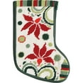 thumbnail image 1 of Modern Poinsettia Mini Stocking, 1 of 1