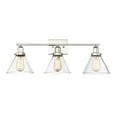 thumbnail image 1 of Modern Polished Nickel Vanity Light, 1 of 3