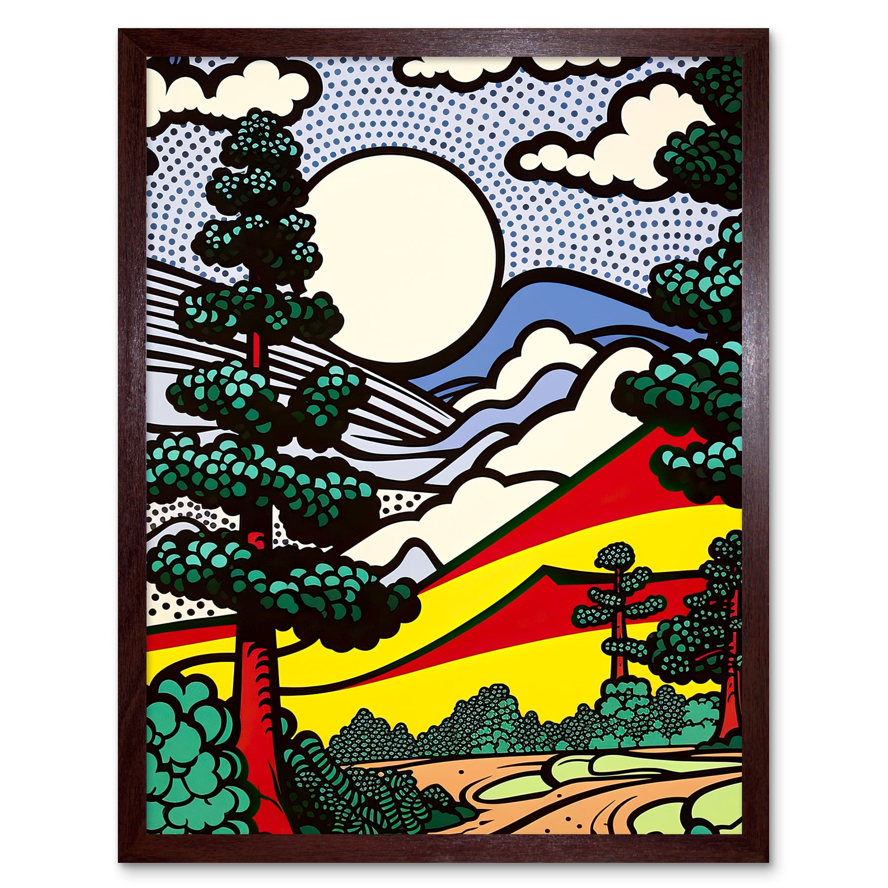 Modern-Pop-Art-Forest-Mountain