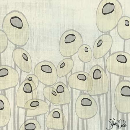 Modern Poppies I Canvas Art - Shanni Welsh (24 x 24)