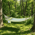 thumbnail image 1 of Modern Portable Hammock for Outside, Camping Hammock with Stable Anti-Tipping Structure, Hand-Woven Durable Ropes, Rope Hammock for Backyards, Beaches, Poolsides, Parks, Campsites, Navy Blue, Blue St, 1 of 11