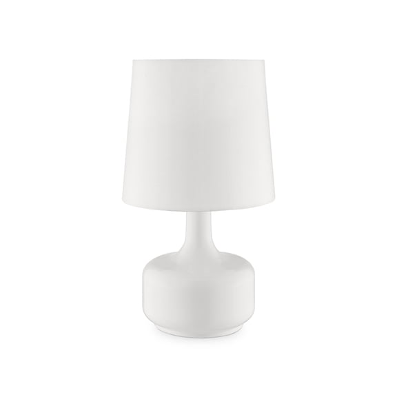 Modern Powder White Table Lamp with Touch Switch