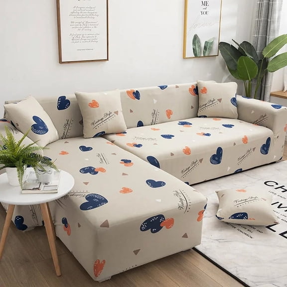 Modern Printing Elastic Sofa Cover for Living Room Alllusive Stretch L Shaped Cover Armchairs Cover Big Sofas Funda Sofa