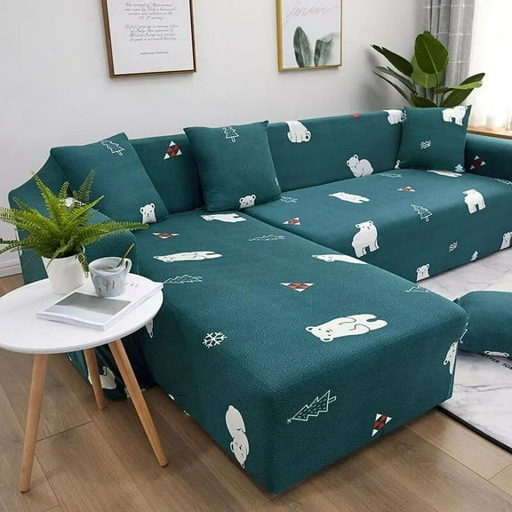 Modern Printing Elastic Sofa Cover for Living Room Alllusive Stretch L Shaped Cover Armchairs Cover Big Sofas Funda Sofa