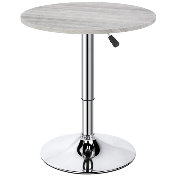 Modern Pub Table Bar Table Adjustable Height Round Bar Table for bistro ...