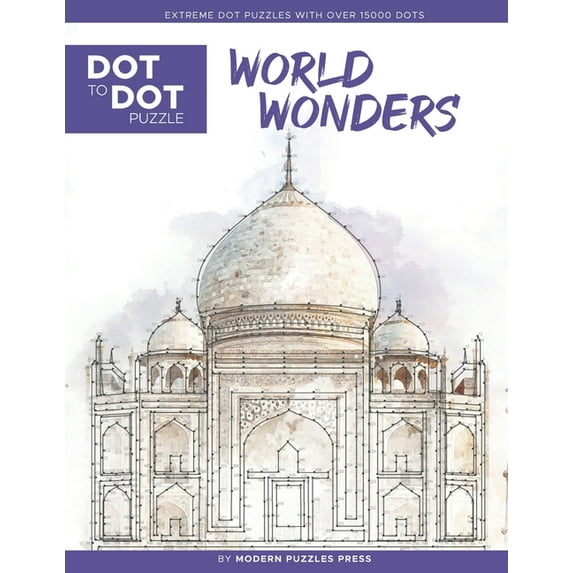 Modern Puzzles Dot to Dot Books: World Wonders, Series #1 (Paperback)