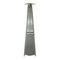 thumbnail image 1 of Fire Sense Modern Pyramid Flame Patio Heater, Platinum, 1 of 6