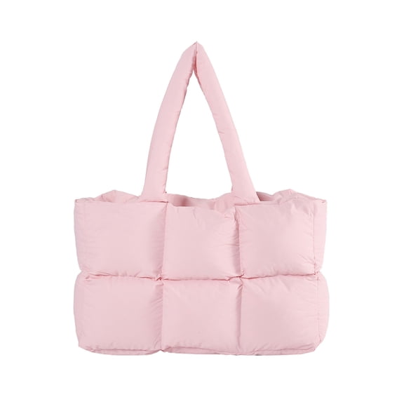 Modern Quilted Carryall Spacious Shoulder Bag For Women Large Capacity Handbag Underarm Bags For Shopping And Commuting