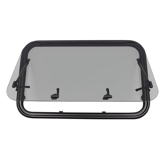 Modern RV Window with 65 Ventilation Angle, Privacy Protection, Insect Screen, Aluminum Alloy Frame, Tempered Glass, Easy to Install and Clean for RV Owners
