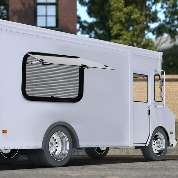 Modern RV Window with Aluminum Alloy and Tempered Glass, 65 Ventilation, Privacy and Insect Protection, Easy to Install and Maintain