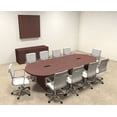 thumbnail image 1 of Modern Racetrack 10' Feet Conference Table, #OF-CON-C2, 1 of 2