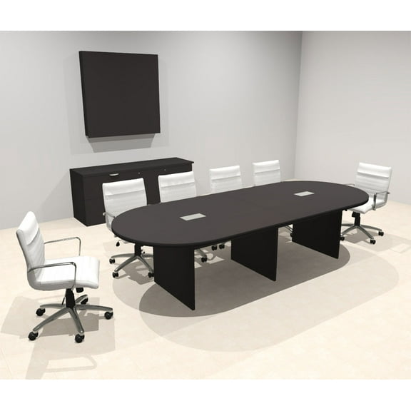 Modern Racetrack 10' Feet Conference Table, #OF-CON-CR7