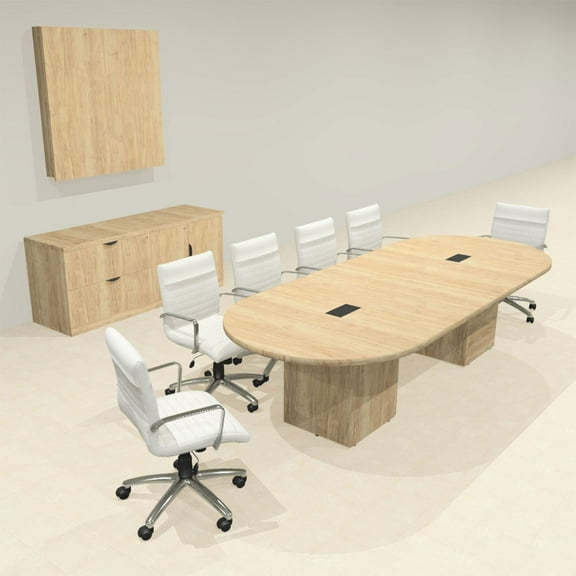 Modern Racetrack 10' Feet Conference Table, #OF-CON-CRQ3
