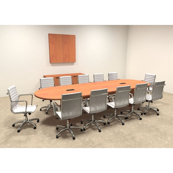 Modern Racetrack 12' Feet Conference Table, #OF-CON-C6