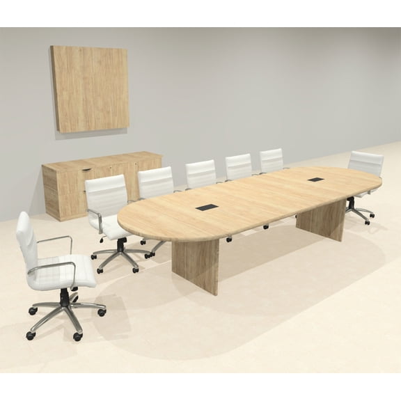 Modern Racetrack 12' Feet Conference Table, #OF-CON-CR11