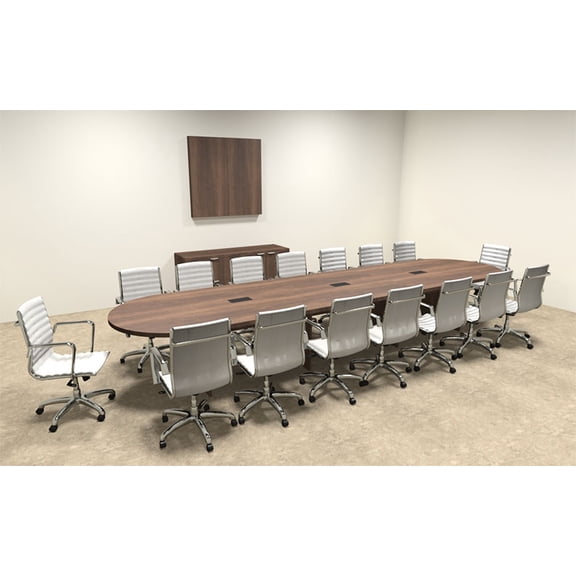 Modern Racetrack 16' Feet Conference Table, #OF-CON-C19
