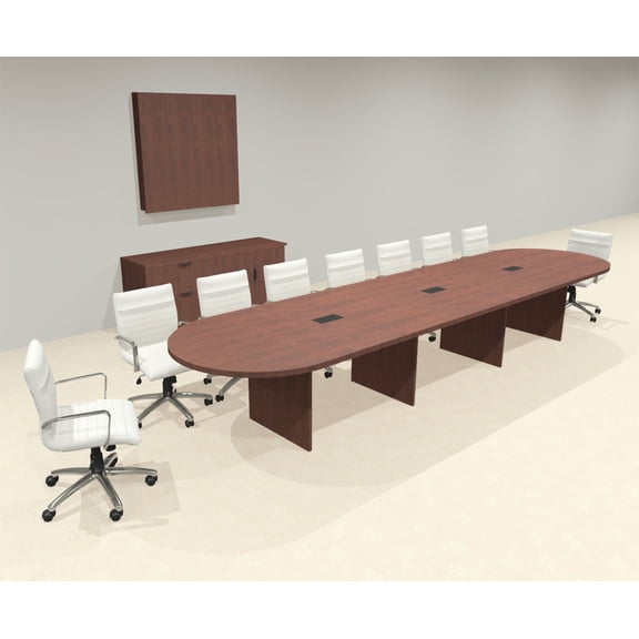 Modern Racetrack 16' Feet Conference Table, #OF-CON-CR29